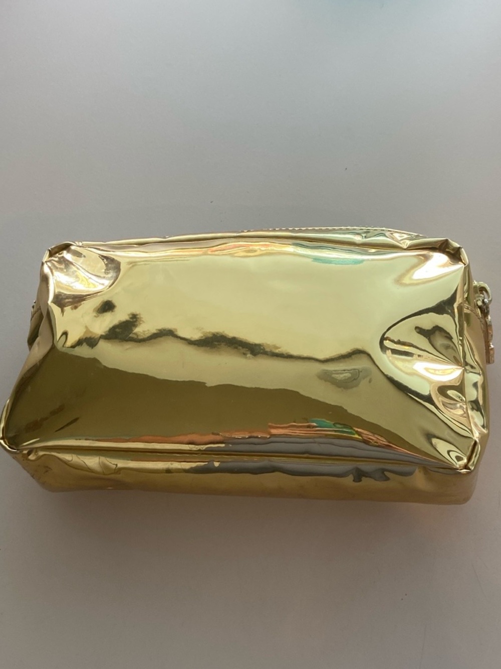 Stoney Clover Lane Gold Metallic Cosmetic Case